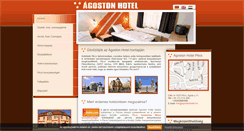 Desktop Screenshot of agostonhotel.hu